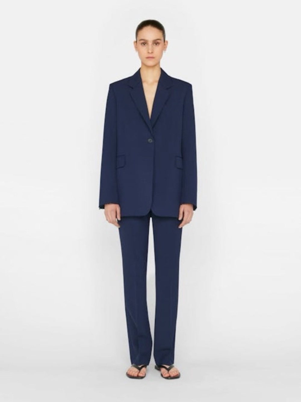 Frame Le Mini Bootcut Navy Trouser